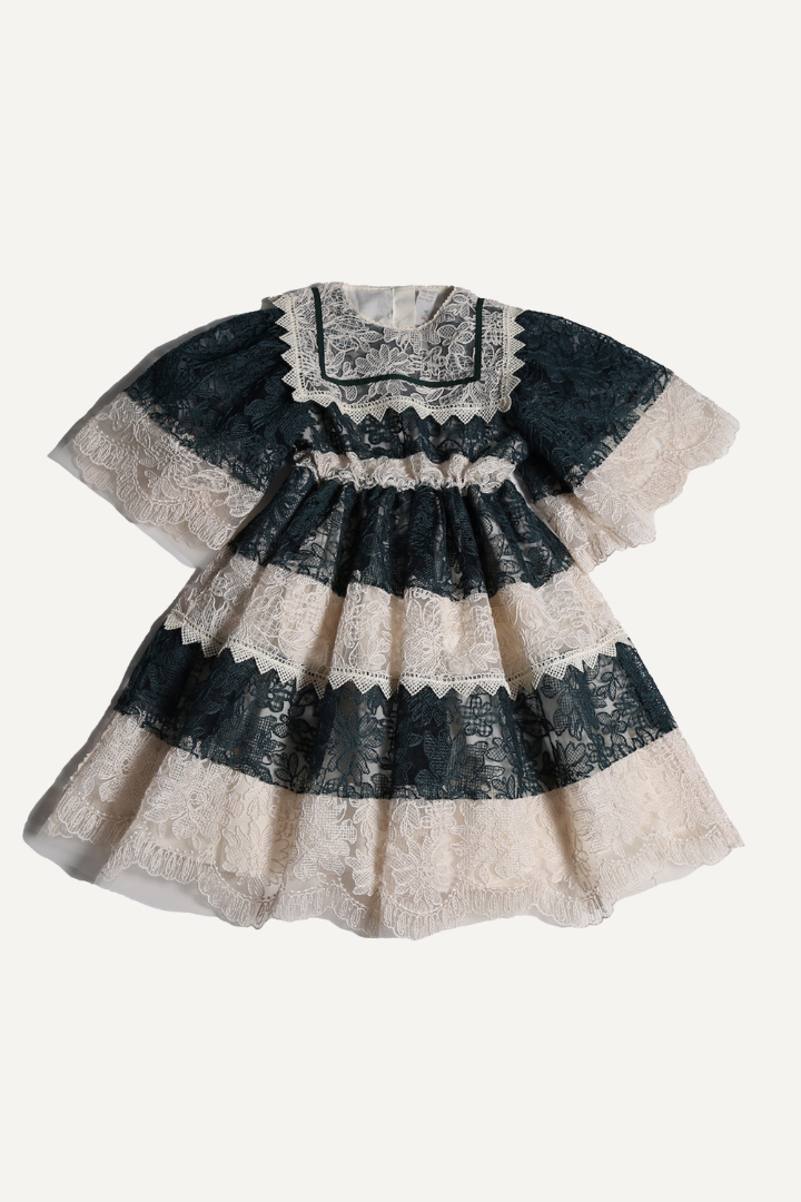 TIA CIBANI FRIDA PATCHWORK SAILOR FROCK (2-16Y) 5/6Y / CACTUS MIX TIA CIBANI FRIDA PATCHWORK SAILOR FROCK (2-16Y) 5/6Y / CACTUS MIX