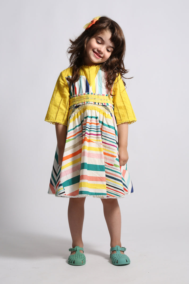 CAMILA PATCHWORK FROCK