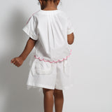 LAUREL SCALLOPED SUMMER BLOUSE