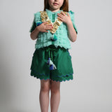 LAYERED COIN EPAULETTES NECKLACE