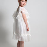 TOULA PLEATED CAPE FROCK