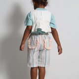 OPHELIA PEPLUM PADDED VEST