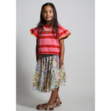 ALEXANDRA RIBBON PLEATED SKIRT