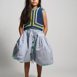 PIPER COLORBLOCK CROCHET VEST