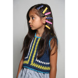 SOFIA RIC RAC HAIR CLIPS (SET OF 6)