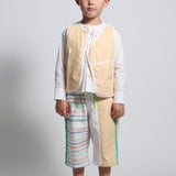 TOBIAS PADDED PATCHWORK VEST