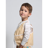 TOBIAS PADDED PATCHWORK VEST