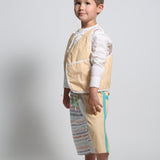 TOBIAS PADDED PATCHWORK VEST