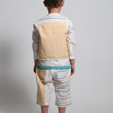 TOBIAS PADDED PATCHWORK VEST