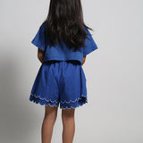 LAUREL SCALLOPED SUMMER SHORTS