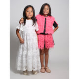 TOULA TIERED RUFFLE BLOUSE