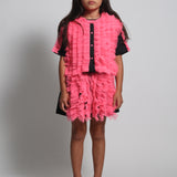 TOULA TIERED RUFFLE BLOUSE