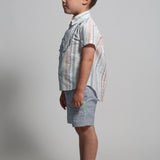 ATTICUS SCALLOPED SNAP SHIRT