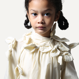 ESTRELLA BOW EMBELLISHED FROCK