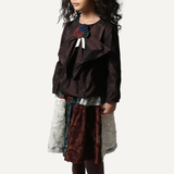 ESTRELLA DRAPED BOW BLOUSE