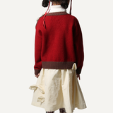 ESTRELLA BOW EMBELLISHED SKIRT