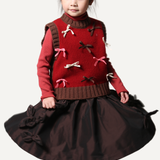 ESTRELLA BOW EMBELLISHED SKIRT