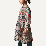 LUNA SMOCKED SHIRT DRESS