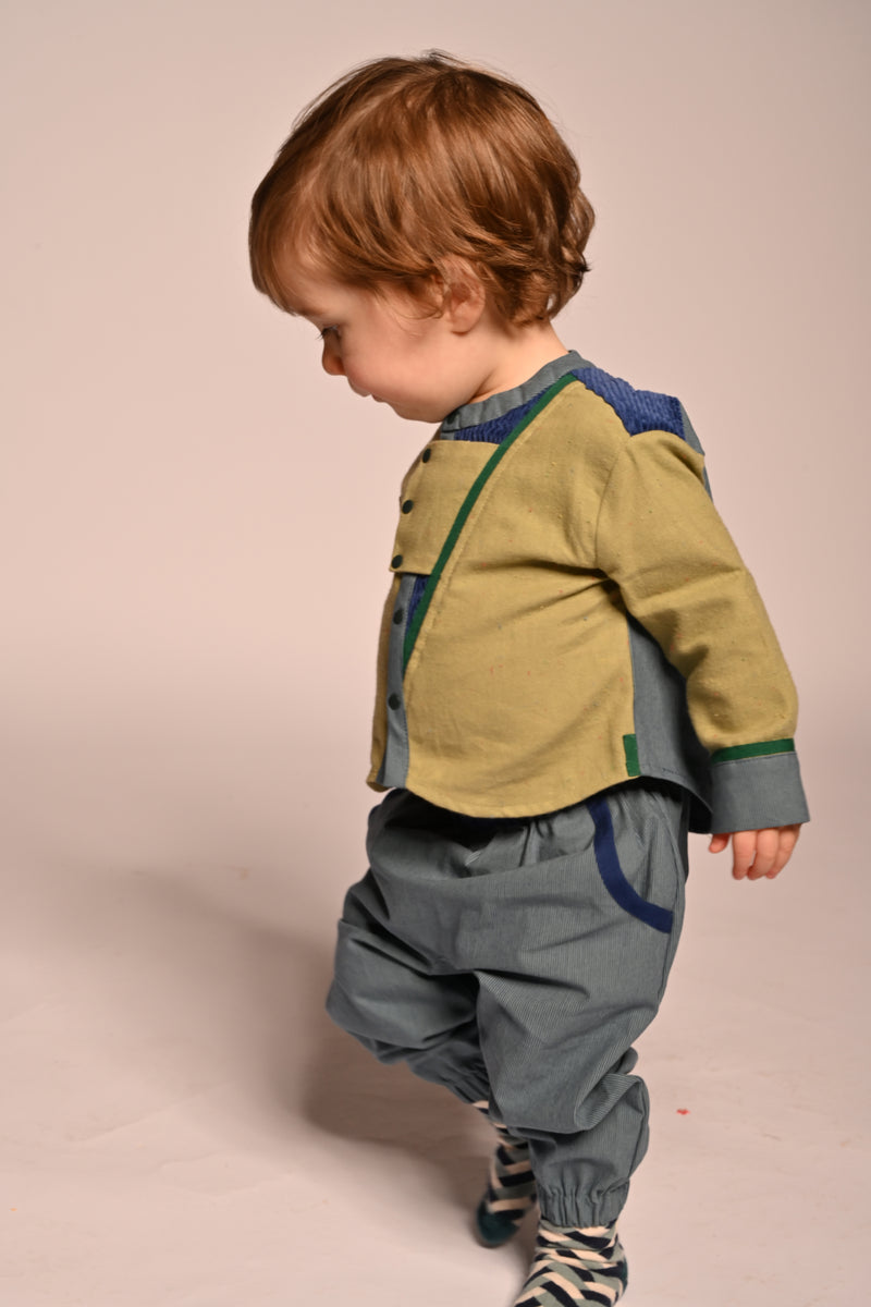 BABY GENERAL PATCHWORK SHIRT
