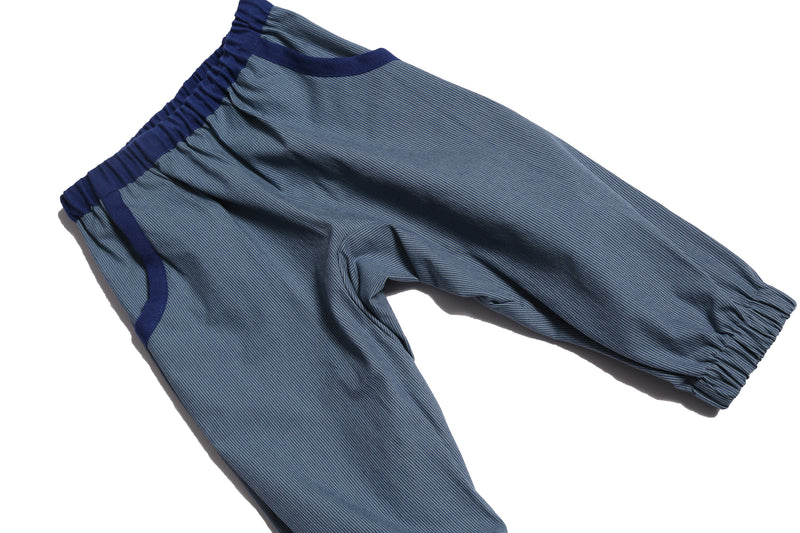 baby blue cotton jogger pants