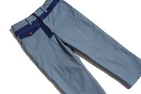 boys blue cotton dress trouser pants