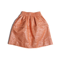 girls orange sparkle skirt
