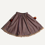 MAYA EMBROIDERED PEASANT SKIRT