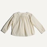 ESTRELLA DRAPED BOW BLOUSE