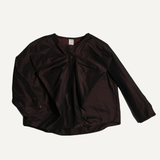 ESTRELLA DRAPED BOW BLOUSE