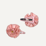 RIBBON FLOWER HAIR CLIPS (SET OF 2)