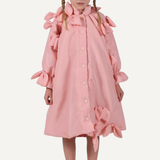 ESTRELLA BOW EMBELLISHED COAT