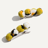 CATERPILLAR HAIR CLIPS (SET OF 2)