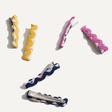 SOFIA RIC RAC HAIR CLIPS (SET OF 6)