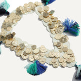 LAYERED COIN EPAULETTES NECKLACE