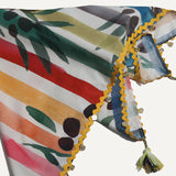 TASSEL EMBELLISHED SCARF