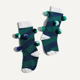 POM POM COLOR BLOCK SOCKS