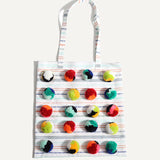 WOMEN'S POM POM TOTE BAG