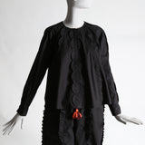 WOMEN'S LAUREL SCALLOPED BLOUSE