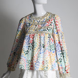 WOMEN'S ALEXANDRA RIBBON BLOUSE