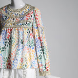 WOMEN'S ALEXANDRA RIBBON BLOUSE