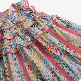 PEARL DROPPED WAIST FROCK