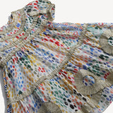 ALEXANDRA RIBBON PLEATED FROCK