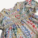 ALEXANDRA RIBBON PLEATED FROCK