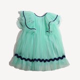 TOULA PLEATED CAPE FROCK