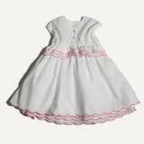 LAUREL SCALLOPED SHIRT DRESS