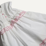 LAUREL SCALLOPED SHIRT DRESS