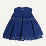 LAUREL SCALLOPED SHIRT DRESS