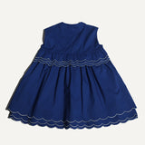 LAUREL SCALLOPED SHIRT DRESS