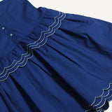 LAUREL SCALLOPED SHIRT DRESS