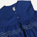 LAUREL SCALLOPED SHIRT DRESS